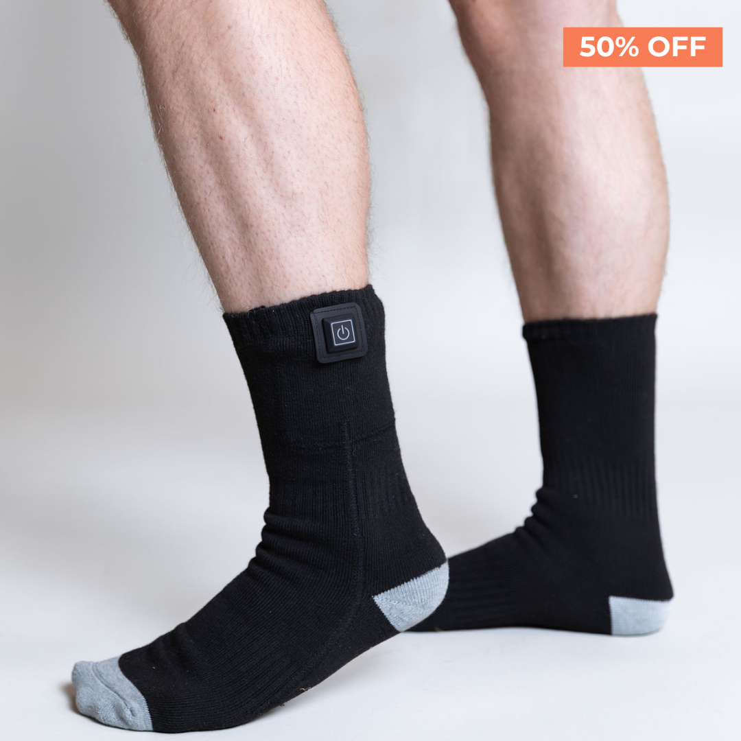 Heatable socks