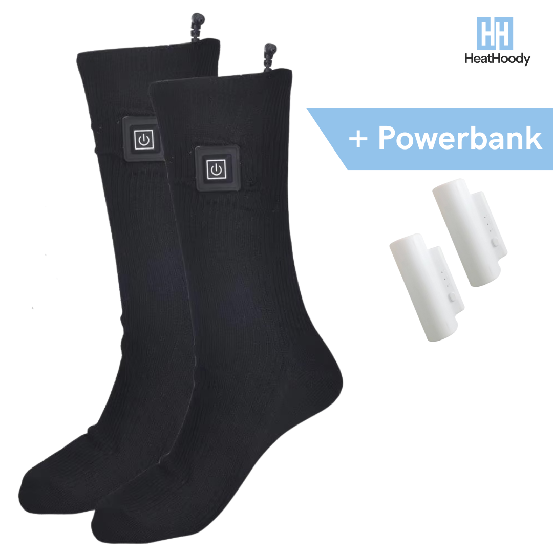 Heatable socks