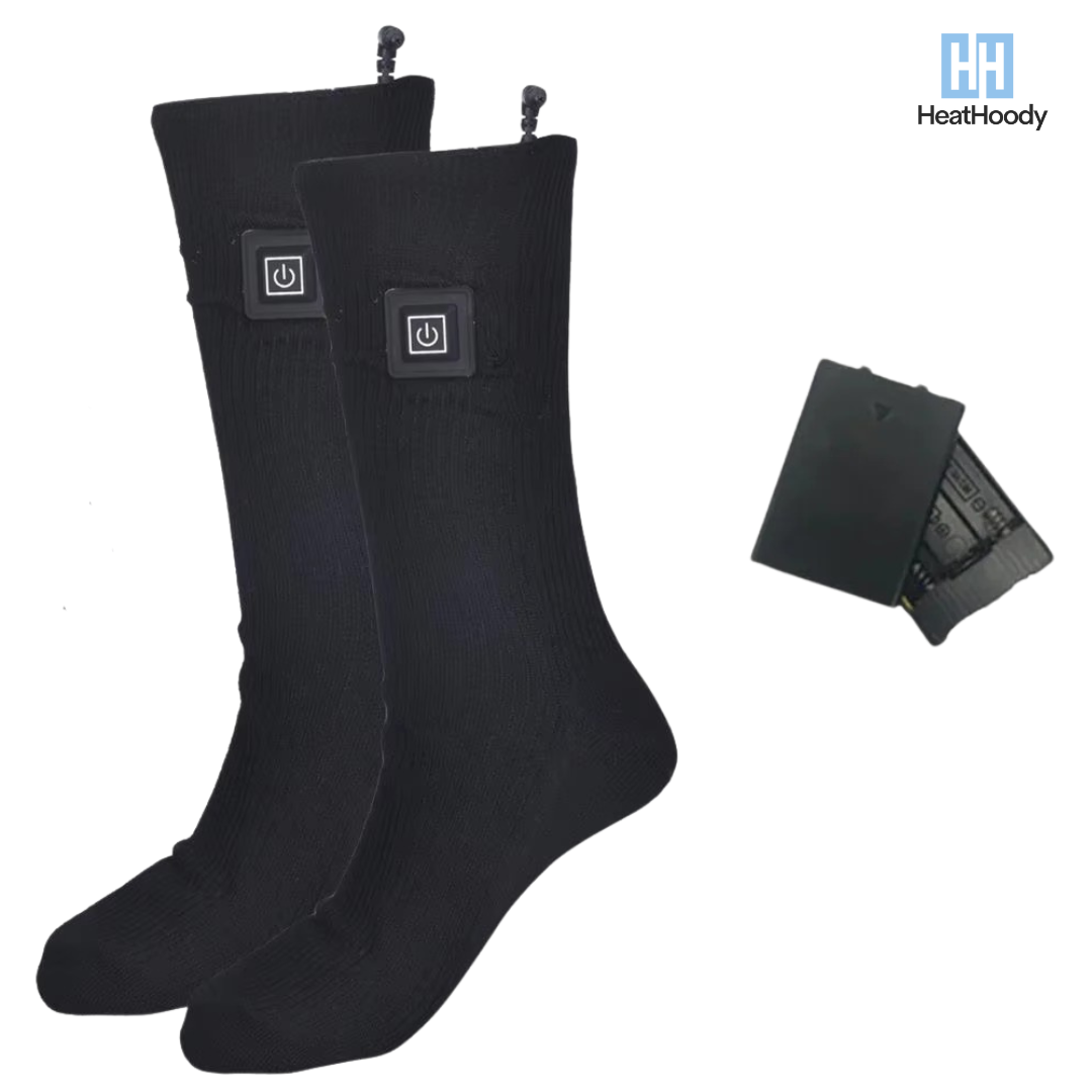 Heatable socks