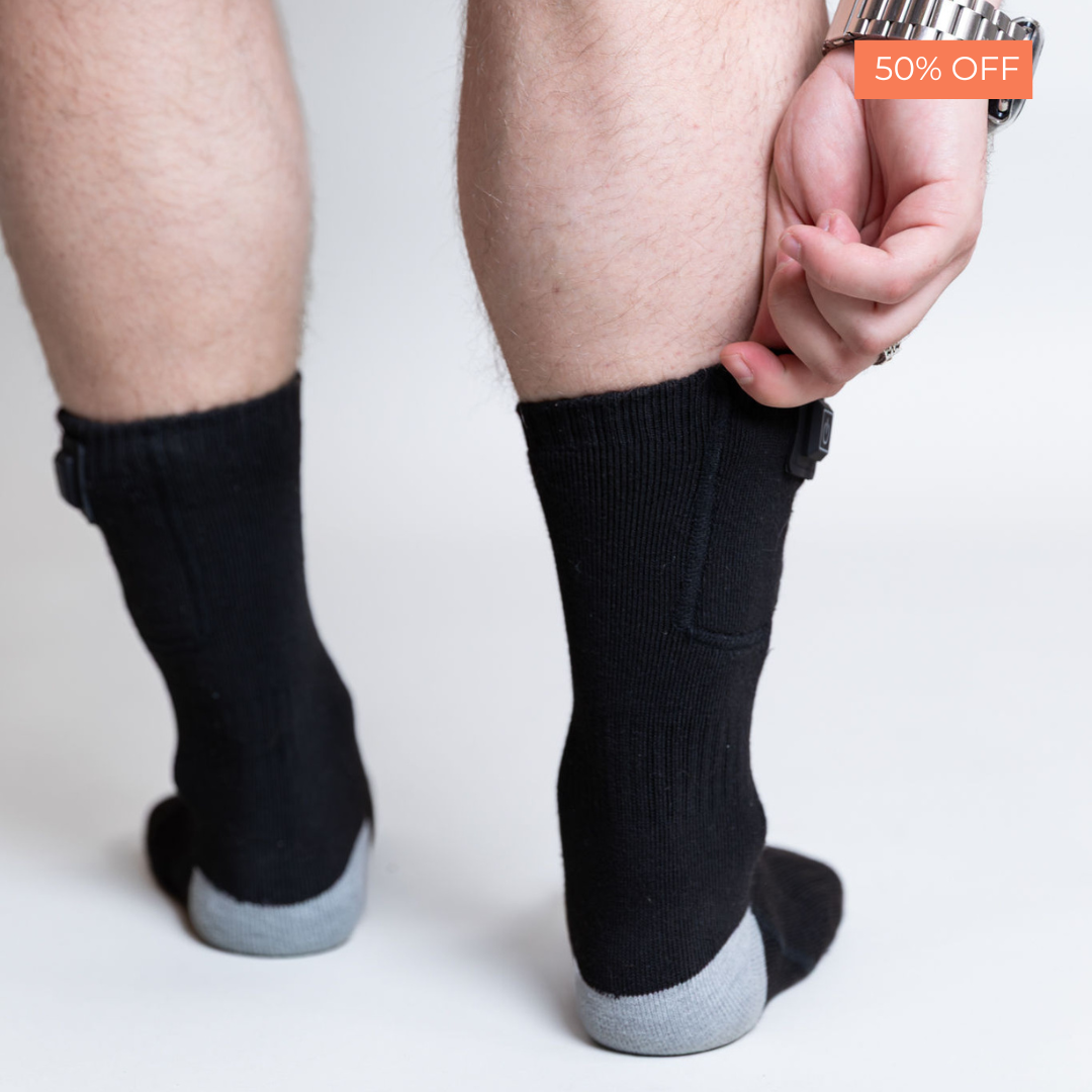 Heatable socks
