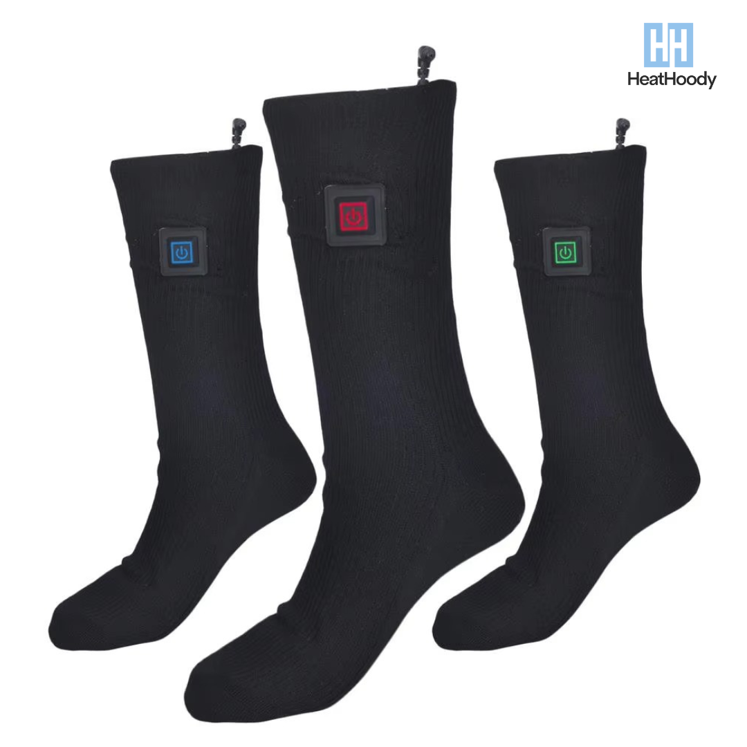 Heatable socks