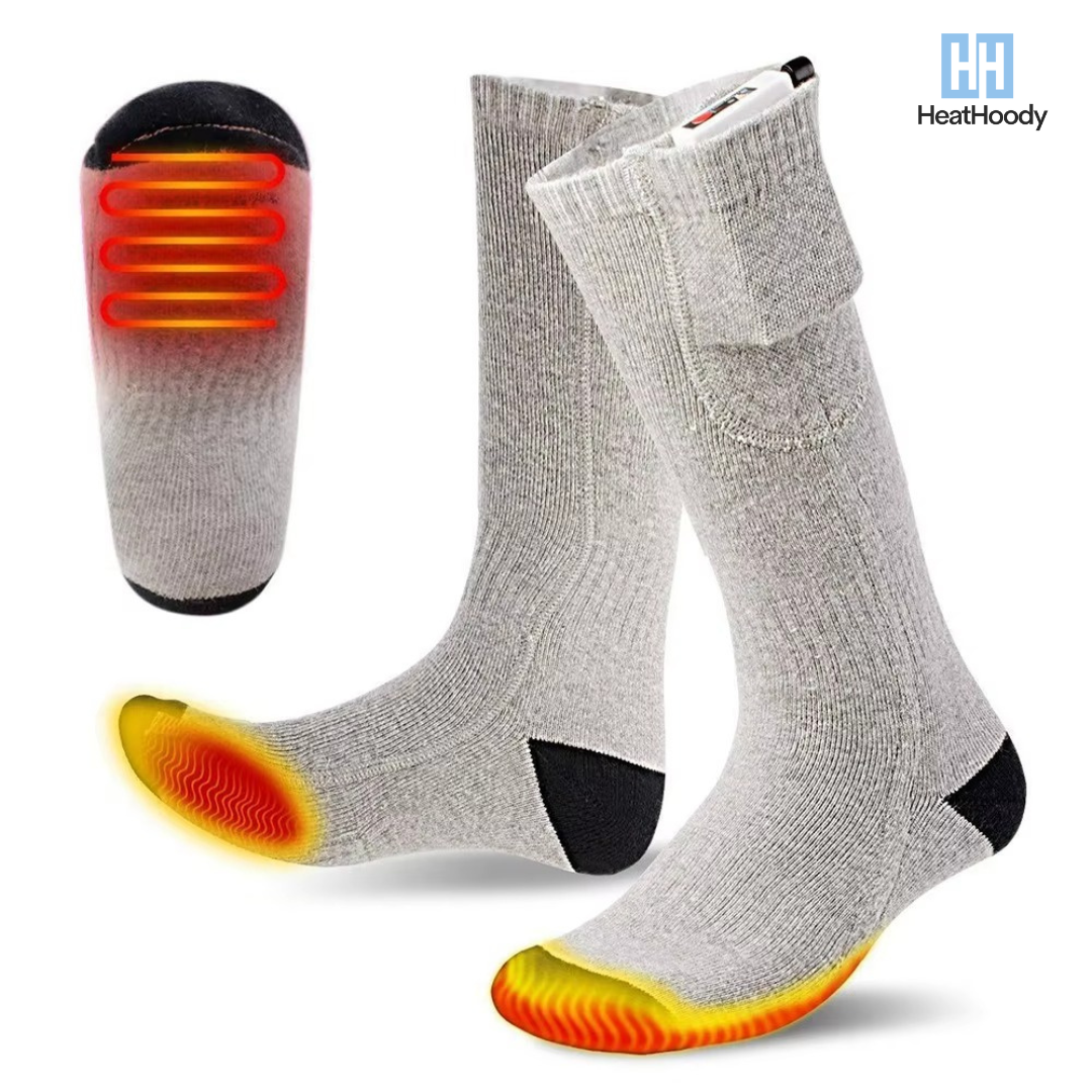 Heatable socks