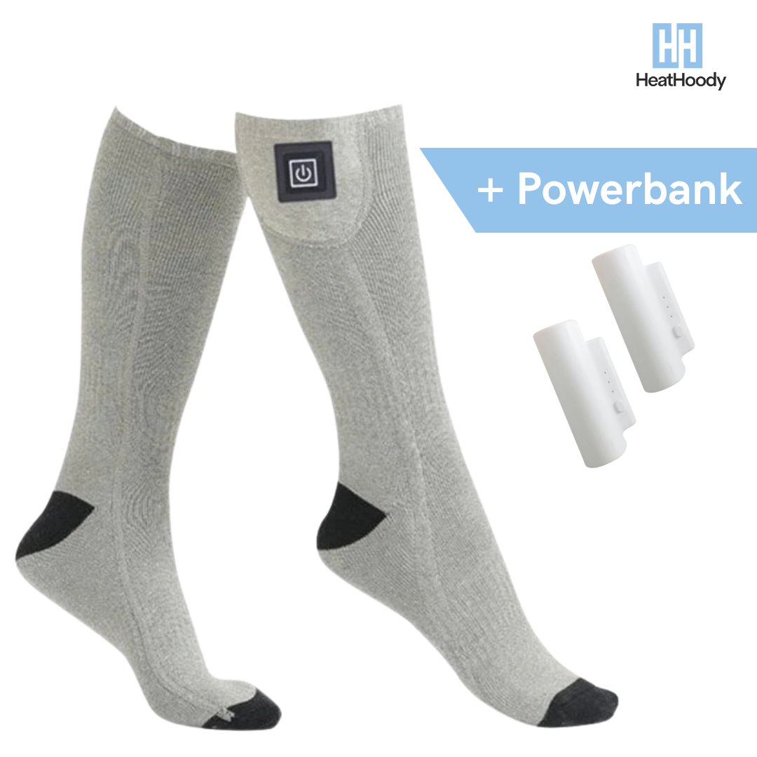 Heatable socks