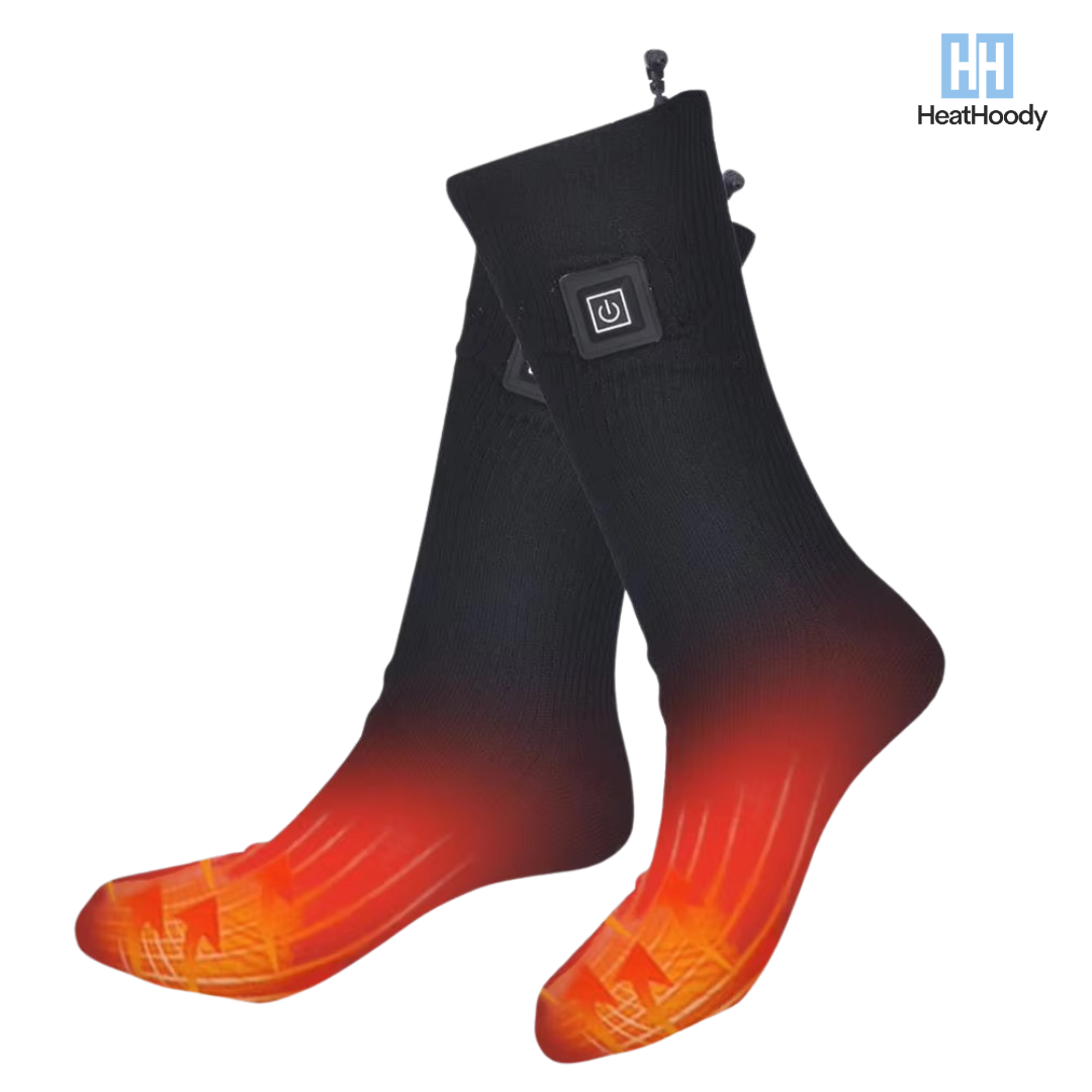 Heatable socks
