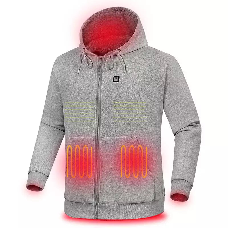 HeatZip-Hoody™ - Unisex varmebar cardigan